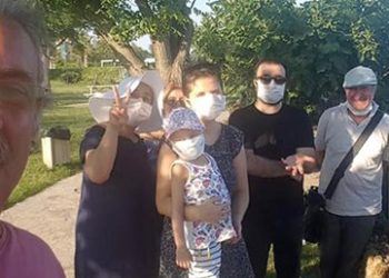 Öykü Arin 74 gün sonra ilk kez dışarı çıktı